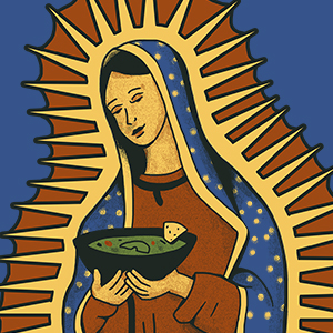 Our Lady of Guacamole Tshirt Design