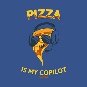 Pizza Is My Copilot Design for Funny or Die
