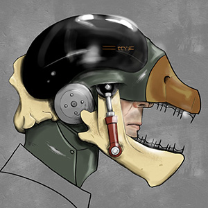 Cyborg Head Concept